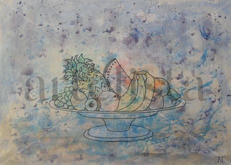 Bodegón con frutas