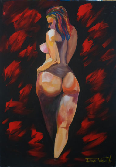 MUSA Acrylic Others Nude Paintings