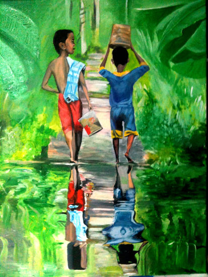 Amistad Acrylic Canvas Landscaping