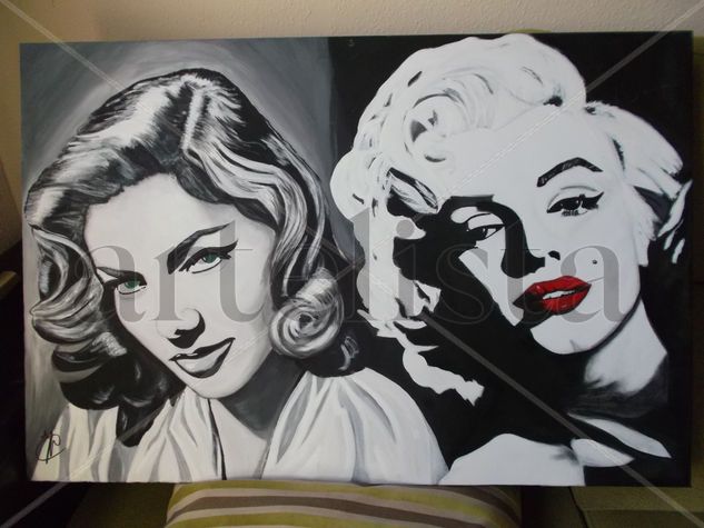 Divas Acrylic Canvas Portrait