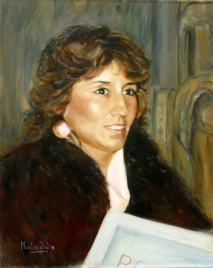 Marcela Fissore Oil Canvas Portrait