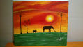 SUN SET ELEPHANT