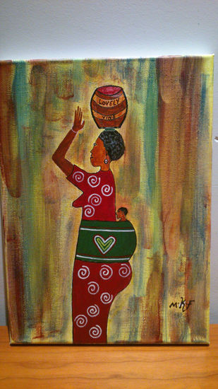 AFRICA WOMAN Acrílico Otros Otros