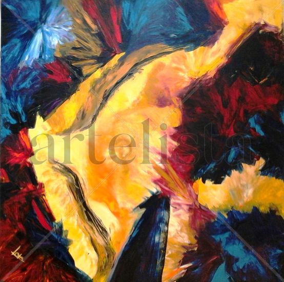 fuego y agua Oil Canvas Others