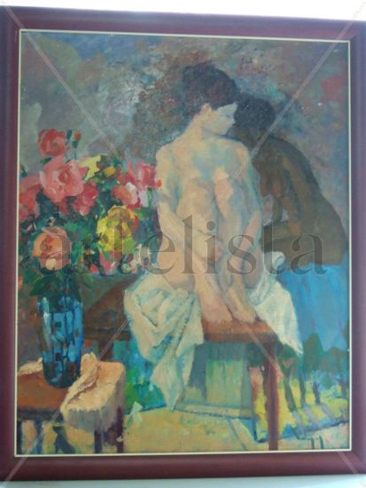 CUADRO 2 Oil Panel Nude Paintings