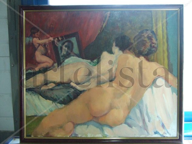 CUADRO 4 Oil Panel Nude Paintings