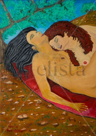 Las amantes de Jaén Oil Canvas Nude Paintings