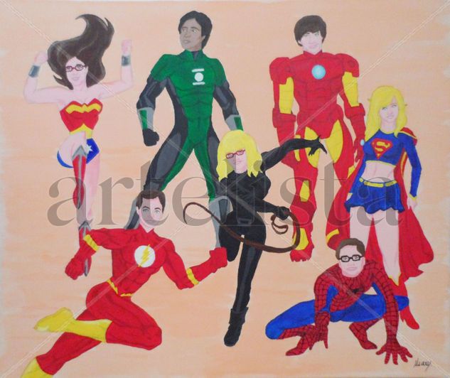 BigBangTheory Fan art Acrylic Canvas Others