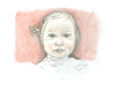 NIÑA CON COLETAS