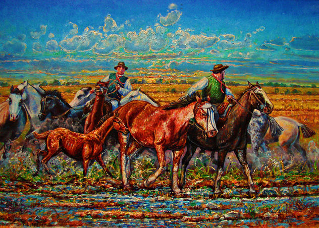 "galopando en la aguada"