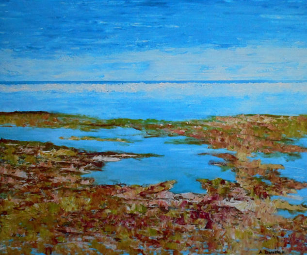 Planeta azul Acrylic Panel Marine Painting