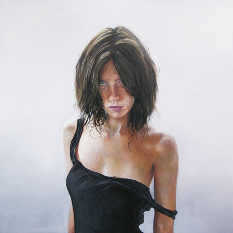 Fetiche No. 2 Composición en blanco. Oil Canvas Portrait