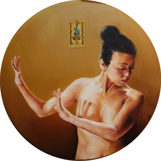 La negación Oil Canvas Nude Paintings