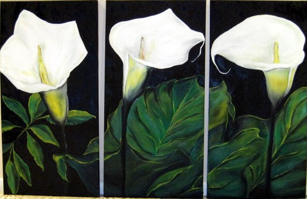 Secuencia Oil Canvas Floral Painting