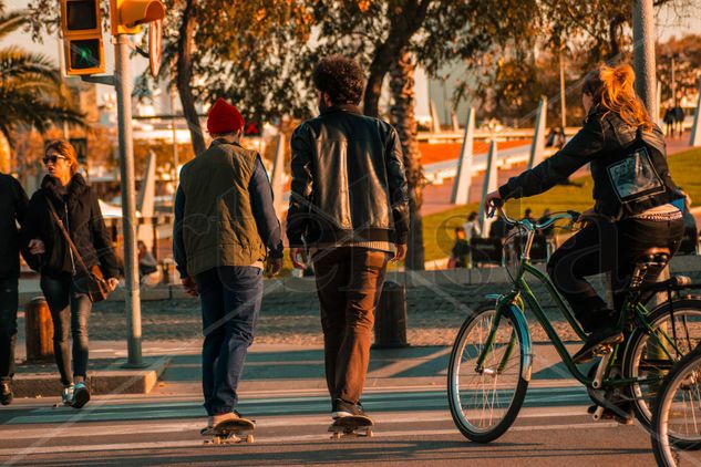 Skaters Barcelona Fotoperiodismo y documental Color (Digital)