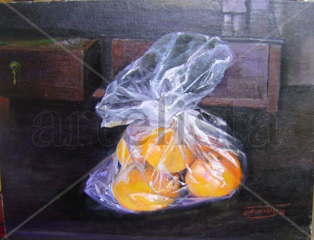 naranjas Oil Canvas Still Life Paintings