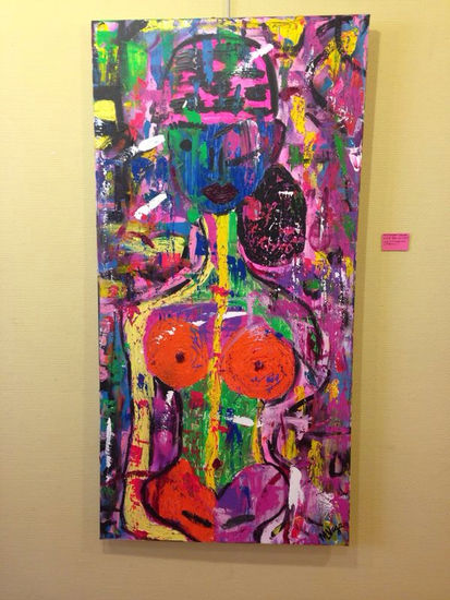 Very Complex Woman Acrylic Canvas Nude Paintings