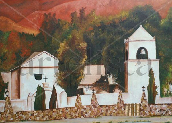 Iglesia de Tampalaya Oil Paper Landscaping