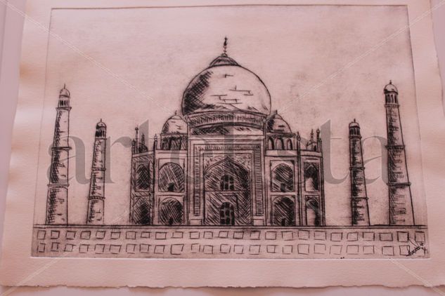 Taj Mahal Etching Process