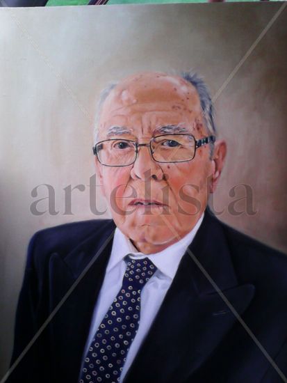 Don José. Oil Canvas Portrait