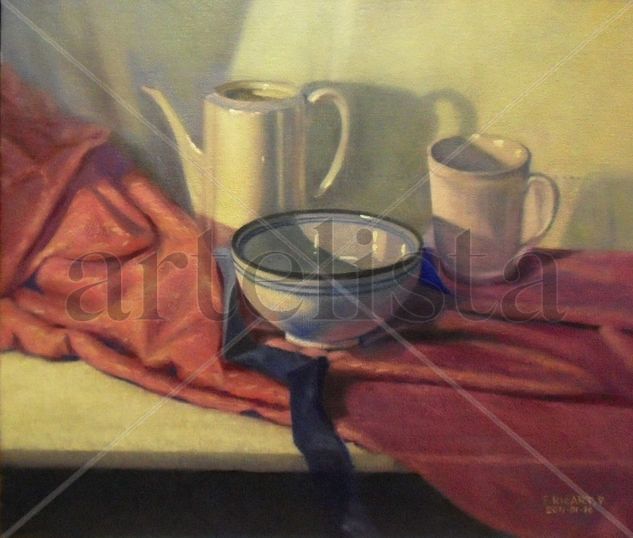 Joc de clars - 2011-01-14/Oli 63 Nm Oil Canvas Still Life Paintings