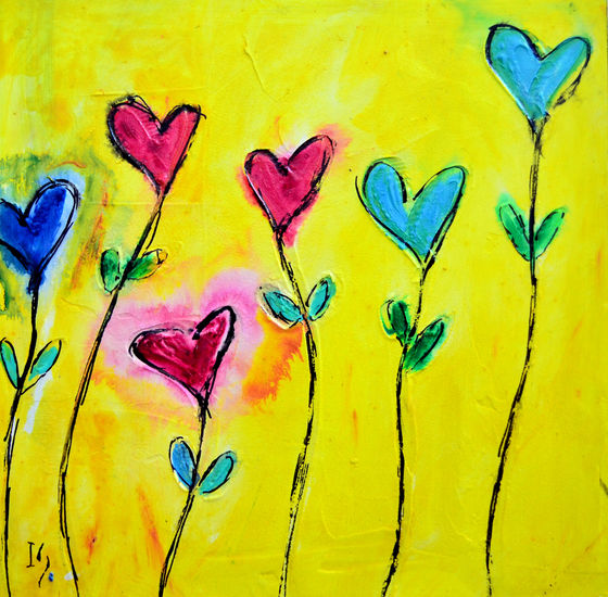 Amor de colores Otros Tabla Floral