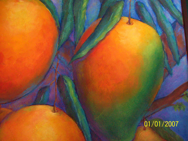 MANGOS DORADOS Oil Canvas Still Life Paintings