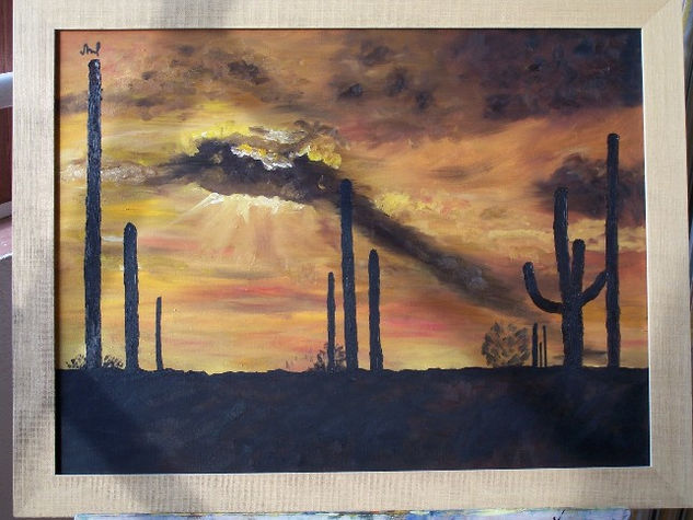 desierto Oil Canvas Landscaping