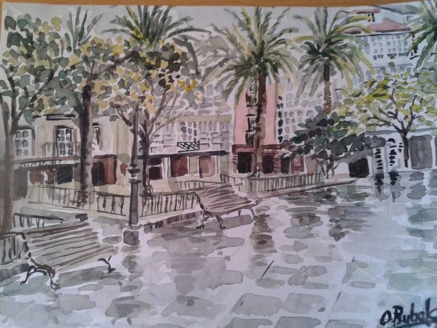 LLoviendo en Amboage Watercolour Paper Landscaping