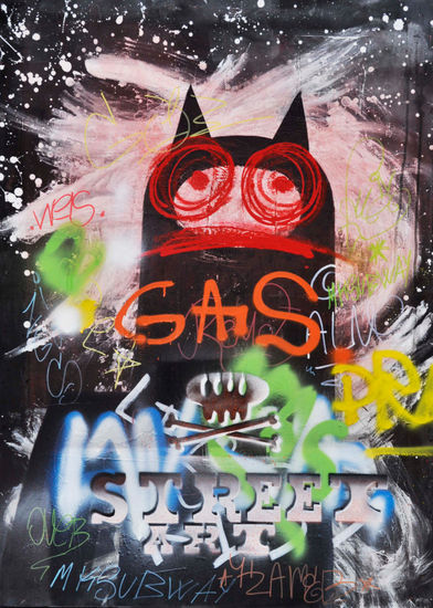 GAS (GRAFFITI) Mixed media Textile Others