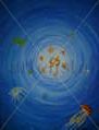 El mundo marino Acrylic Canvas Marine Painting