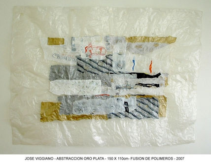 Abstraccion oro  plata