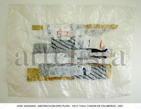 Abstraccion oro  plata