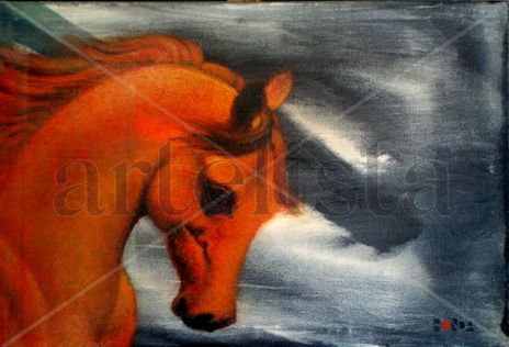 Caballo en dorados