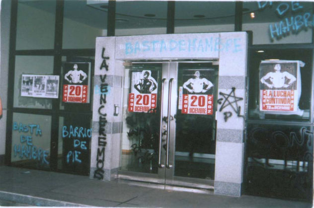 19 diciembre, afiche en Banco