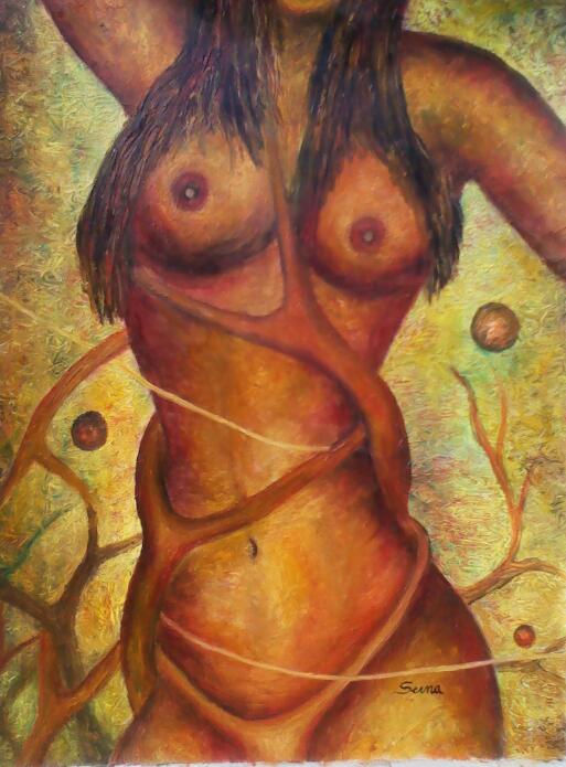 desnudo con danzantes