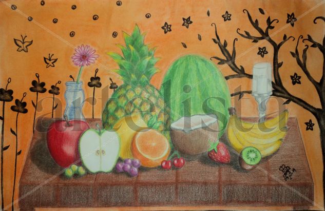 Frutas Mixed Media