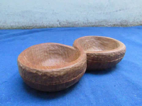 Cuenco tallado madera