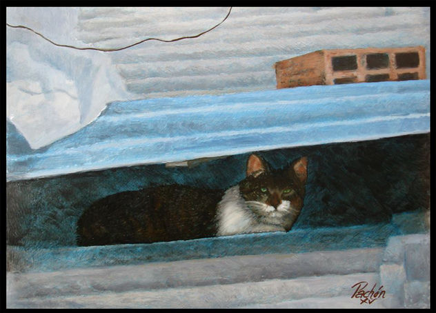 UN GATO EN EL TEJADO