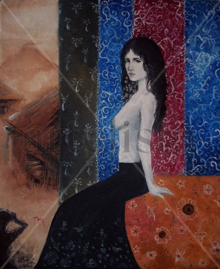 Retrato Oil Panel Nude Paintings