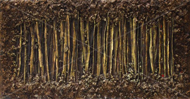 BOSQUE MUDO Mixed media Canvas Others