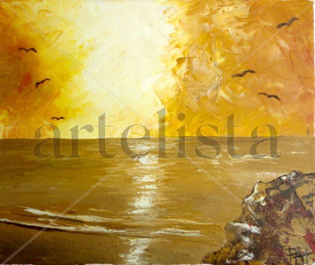 Playa Oil Canvas Marine Painting