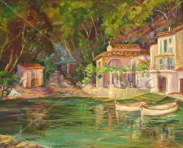 Cala Figuera Oil Canvas Marine Painting