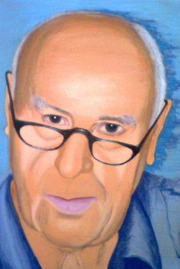 Abuelo Paco Acrylic Canvas Portrait