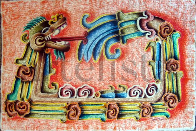 Quetzalcoatl Pastel Papel Otros