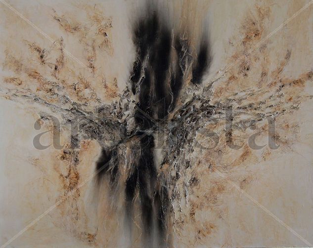 CISNE NEGRO Mixed media Canvas Others