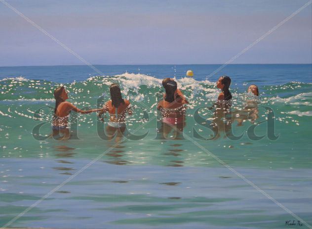 BAÑO EN LA PLAYA