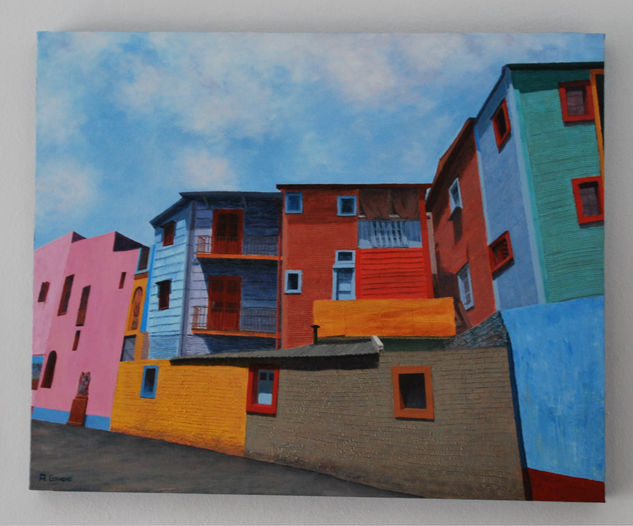 El Boca - Buenos Aires Acrylic Canvas Others