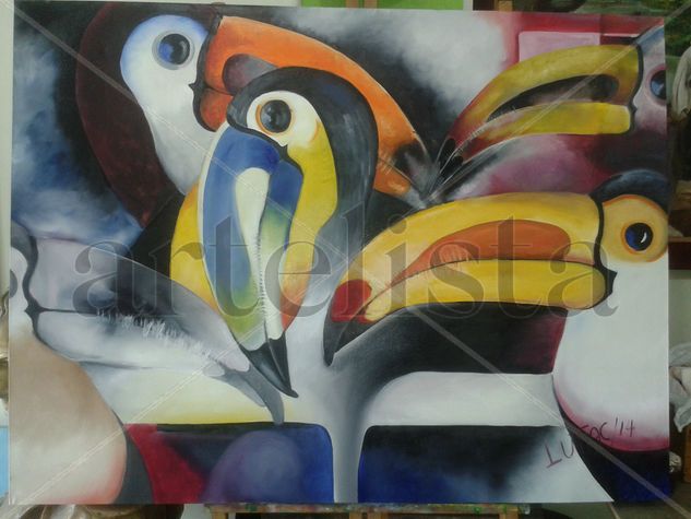 tucanes Oil Canvas Animals