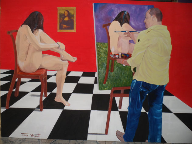 MONA LISA, DESNUDA Y SIN SONRISA